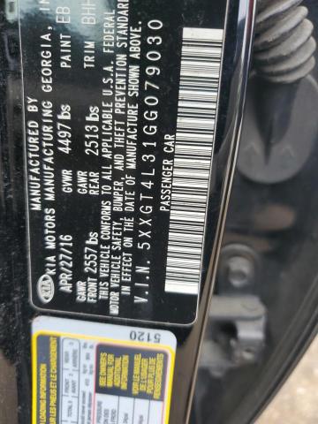 5XXGT4L31GG079030 KIA Optima Lx