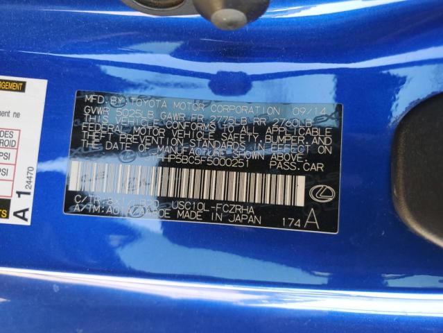 JTHHP5BC5F5000251 Lexus Rc-f