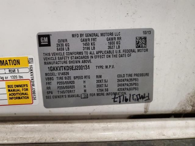 1GKKVTKD9EJ200134 GMC Acadia Denali