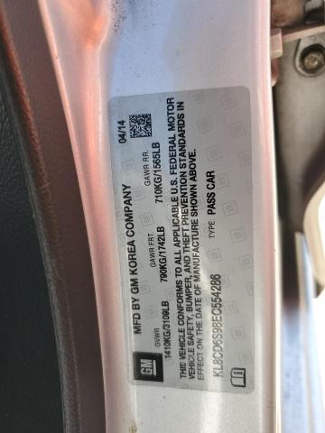 KL8CD6S98EC554286 Chevrolet SPARK 1LT