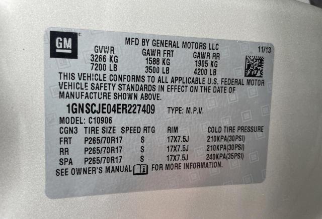 1GNSCJE04ER227409 Chevrolet Suburban C1500 Lt
