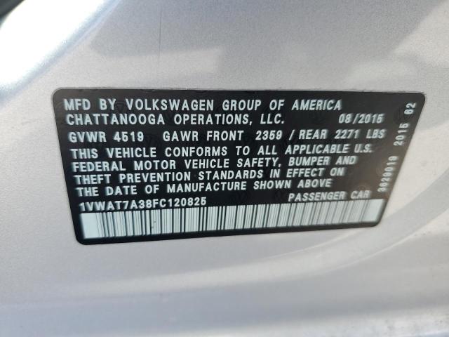 1VWAT7A38FC120825 Volkswagen PASSAT S