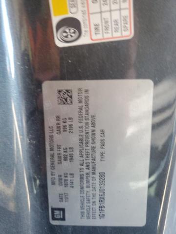 1G1FB1RX6J0139280 Chevrolet CAMARO LT