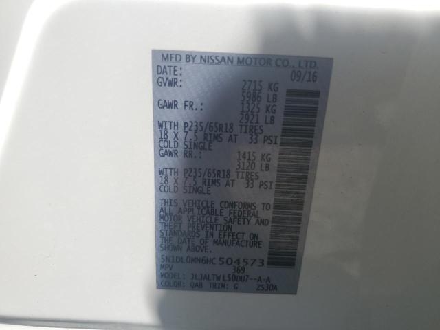 5N1DL0MN6HC504573 Infiniti QX60