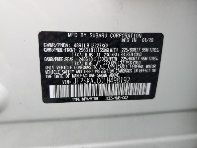 JF2SKAJC0LH498192 Subaru Forester Premium