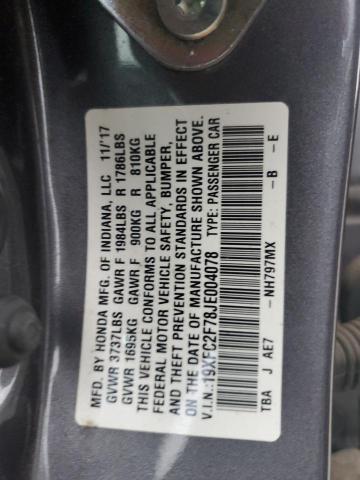 19XFC2F78JE004078 Honda CIVIC EX