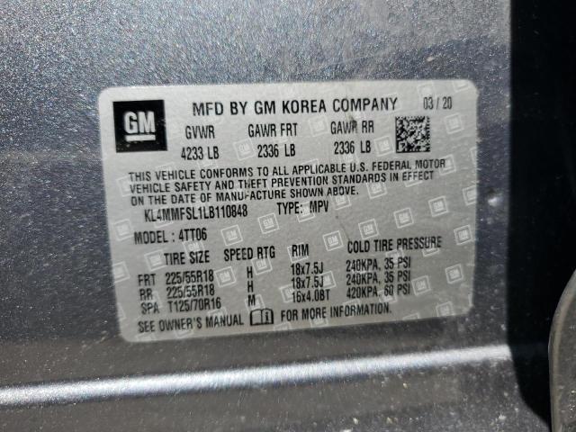 KL4MMFSL1LB110848 Buick Encore Gx Essence