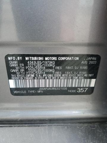 JA4APUAU8NU021035 Mitsubishi Outlander Sport Es