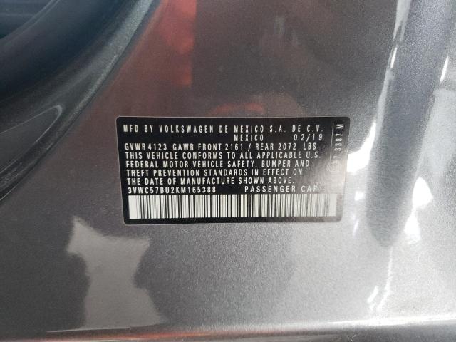 3VWC57BU2KM165388 Volkswagen JETTA S
