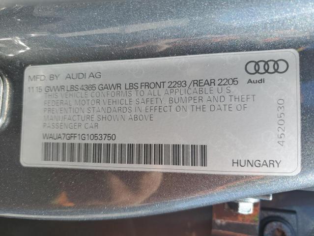 WAUA7GFF1G1053750 Audi A3 PREMIUM