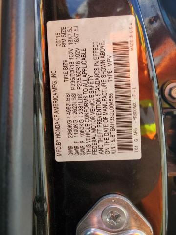 5J8TB4H33GL004566 Acura RDX