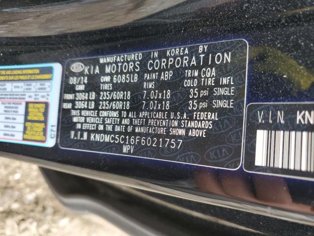 KNDMC5C16F6021757 KIA SEDONA EX