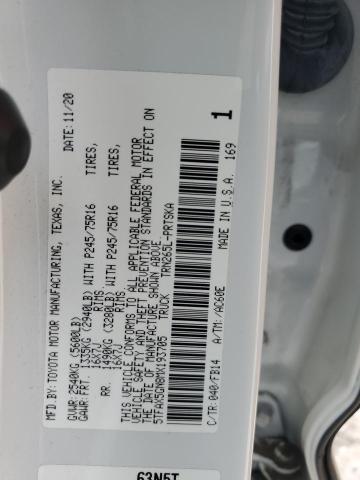 5TFAX5GN8MX193705 Toyota Tacoma Double Cab