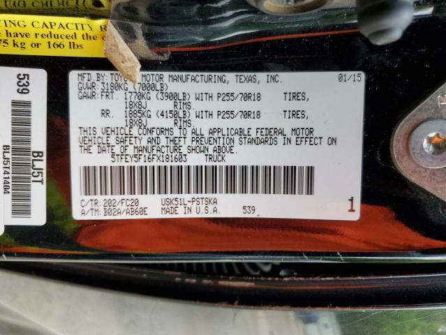 5TFEY5F16FX181603 Toyota Tundra Crewmax Sr5