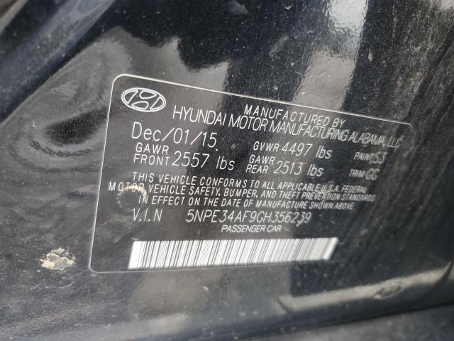 5NPE34AF9GH356239 Hyundai Sonata Sport
