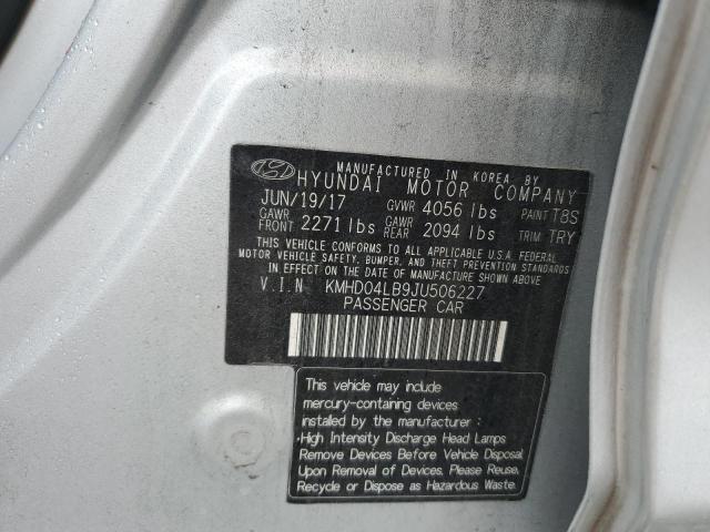 KMHD04LB9JU506227 Hyundai Elantra Sport