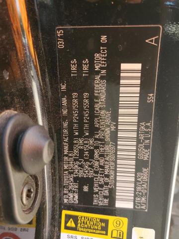 5TDYKRFH3FS076977 Toyota Highlander Limited