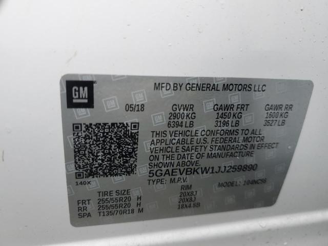 5GAEVBKW1JJ259890 Buick Enclave Premium