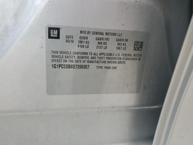 1G1PC5SBXE7396057 Chevrolet CRUZE LT
