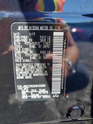 JN8AZ2NC5H9430899 Infiniti QX80 BASE