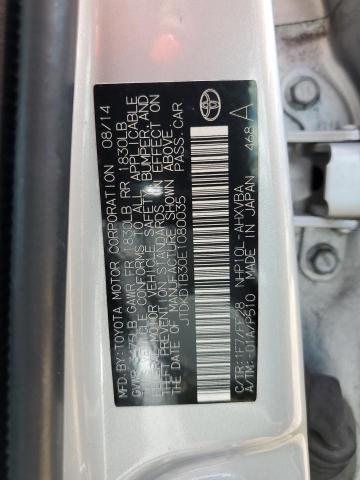 JTDKDTB30E1080035 Toyota PRIUS C