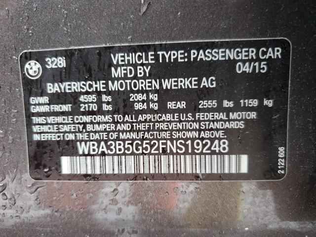 WBA3B5G52FNS19248 BMW 328 Xi Sulev
