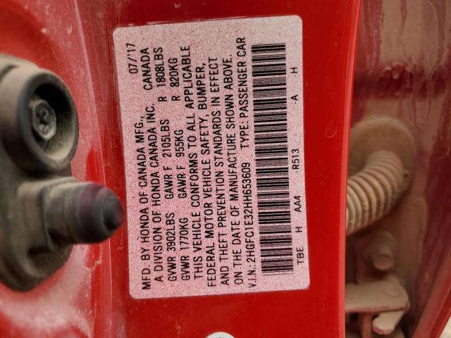 2HGFC1E32HH653609 Honda CIVIC EX