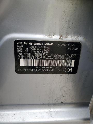 ML32F3FJ8KHF11992 Mitsubishi Mirage G4 Es