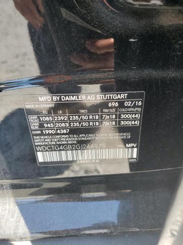 WDCTG4GB2GJ244979 Mercedes-Benz Gla 250 4matic