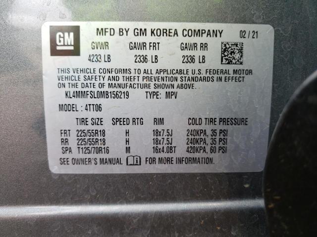 KL4MMFSL0MB156219 Buick Encore Gx Essence