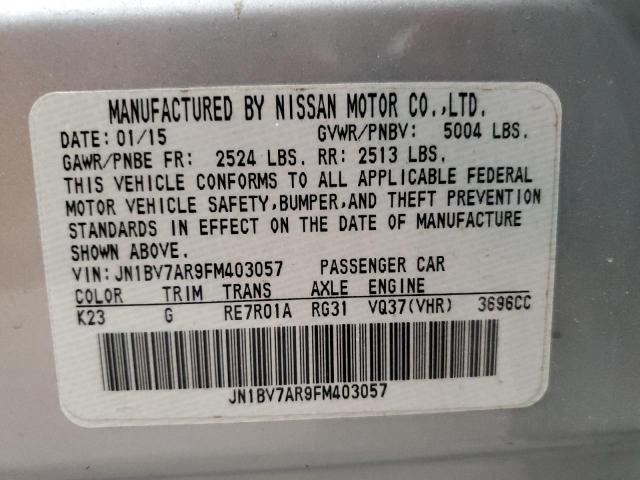 JN1BV7AR9FM403057 Infiniti Q50 BASE