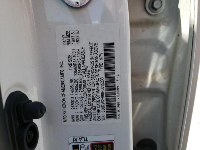 5J6RW2H88HL015233 Honda CR-V EXL
