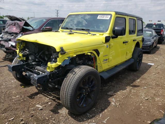 Продажа на аукционе авто 2022 Jeep Wrangler Unlimited Sahara 4xe, vin: 1C4JJXP62NW274826, номер лота: 54938154