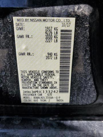 1N4AL3AP9JC133242 Nissan ALTIMA 2.5