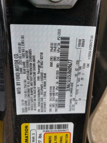 3LN6L5LU5LR609677 Lincoln Mkz Reserve