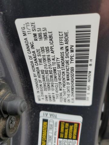 2HKRM3H34GH507069 Honda CR-V LX
