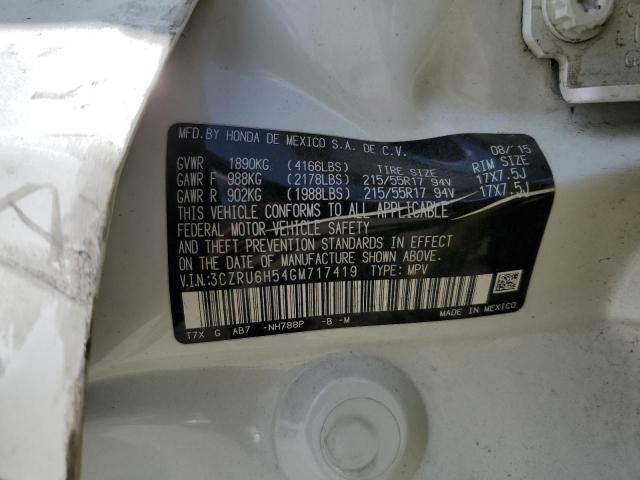 3CZRU6H54GM717419 Honda HR-V EX