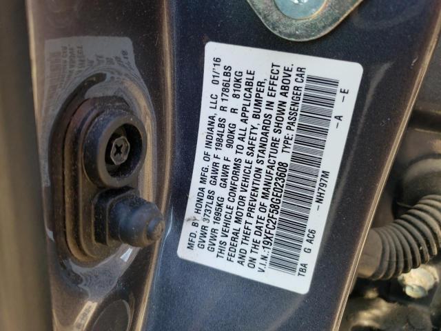 19XFC2F58GE023608 Honda Civic Lx