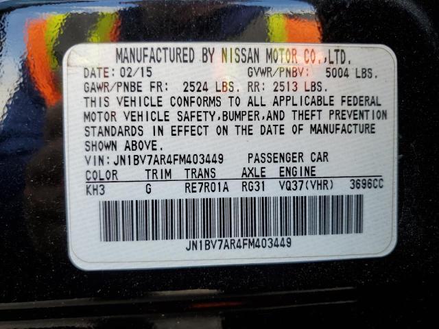 JN1BV7AR4FM403449 Infiniti Q50 BASE