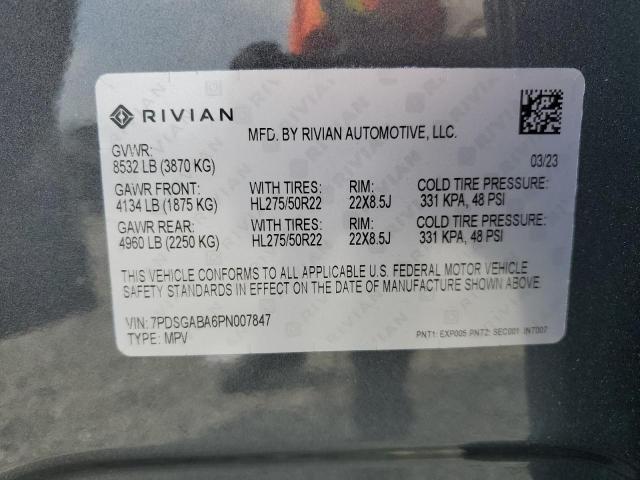 7PDSGABA6PN007847 Rivian R1s Adventure
