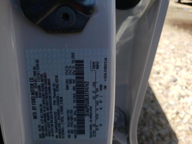 3FA6P0SU8LR194762 Ford FUSION TIT