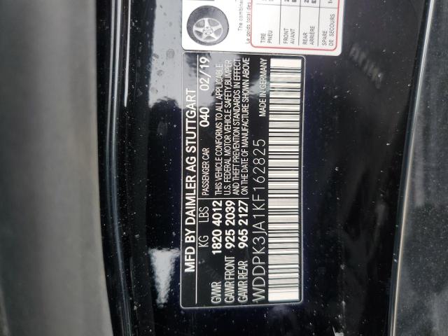 WDDPK3JA1KF162825 Mercedes-Benz Slc 300