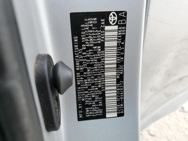 5YFBURHEXFP296306 Toyota COROLLA L