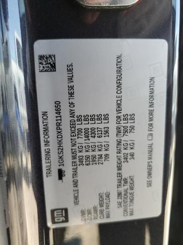 1GKS2HKDXPR114650 GMC Yukon Xl K1500 At4