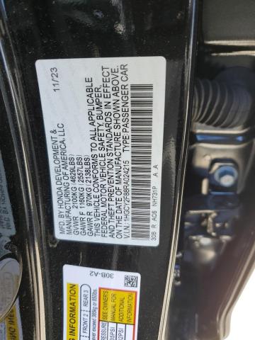 1HGCY2F88RA024215 Honda Accord Touring Hybrid