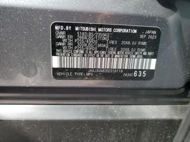 JA4J3VA82RZ016118 Mitsubishi Outlander Se
