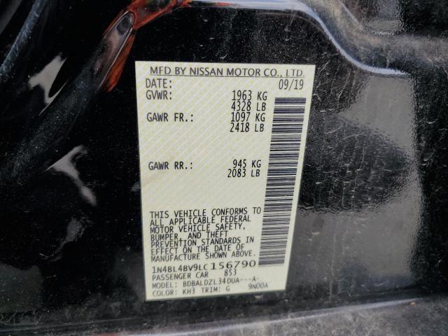 1N4BL4BV9LC156790 Nissan ALTIMA S