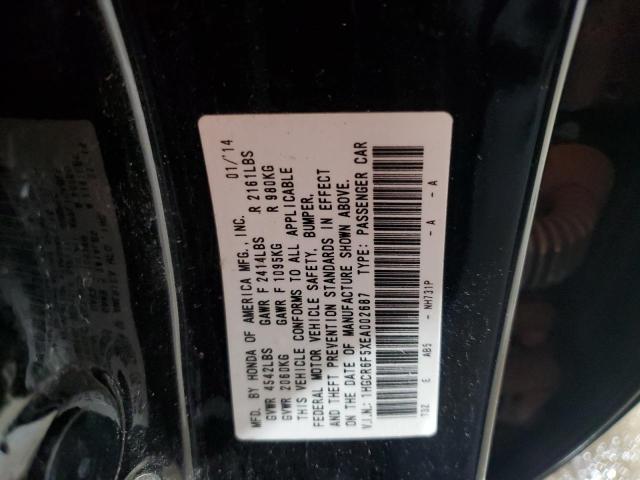 1HGCR6F5XEA002687 Honda Accord Hybrid Exl