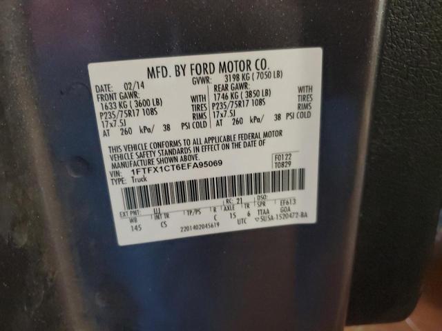 1FTFX1CT6EFA95069 Ford F150 Super Cab