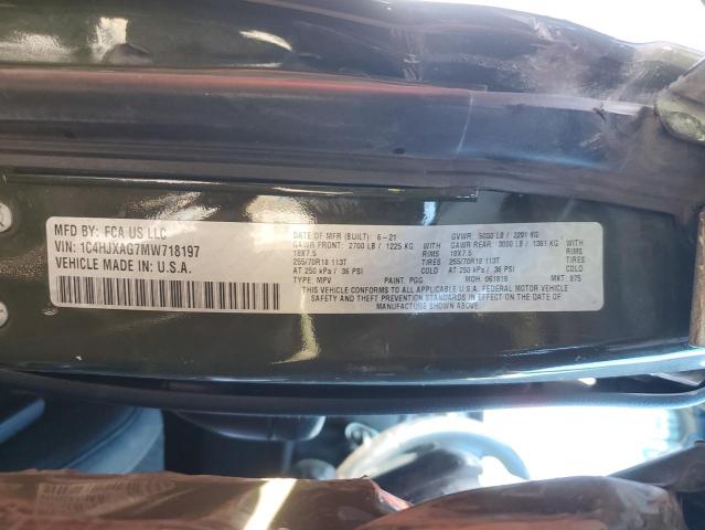 1C4HJXAG7MW718197 Jeep Wrangler Sport